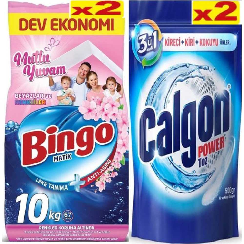 Calgon Mutlu Yuvam Deterjan Toz Matik - 20 kg Çamaşır Deterjanı Fiyatı