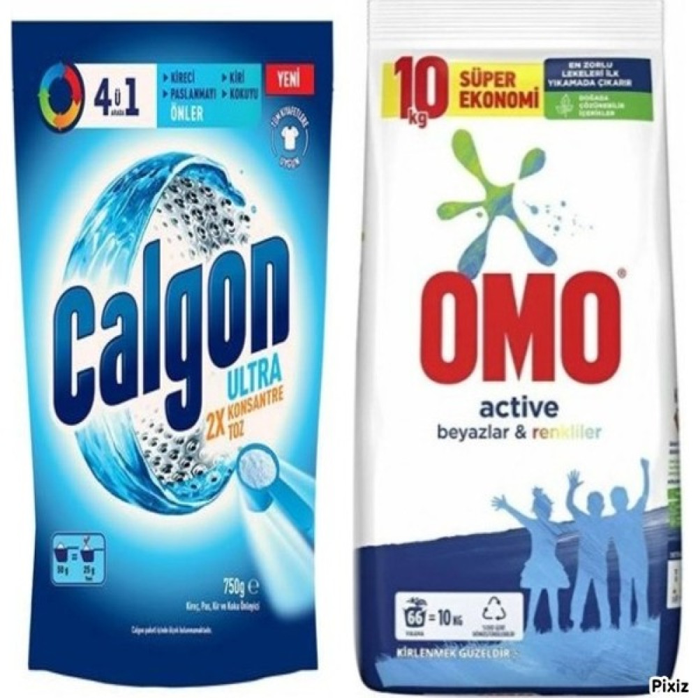 Calgon ve Omo Deterjan 10 kg Çamaşır Deterjanı Fiyatı