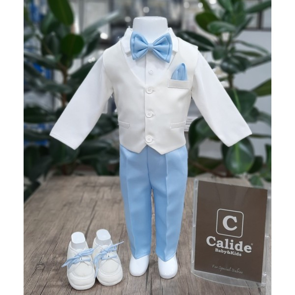 Calide Baby&Kids Erkek Bebek Kravat-Papyonlu Mevlüt Takımı Bebek Giysi Takım Fiyatı