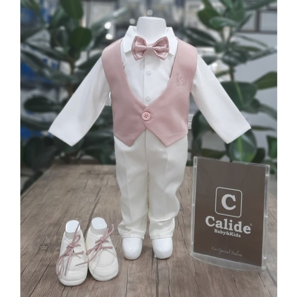Calide Baby&Kids Erkek Bebek U Yaka-Papyonlu Mevlüt Takımı Bebek Giysi Takım Fiyatı