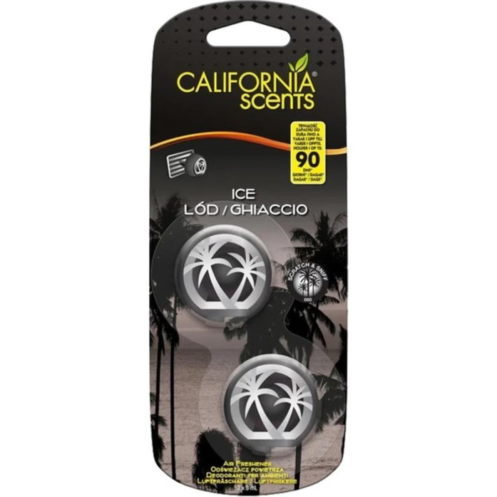 California Scents California Scents® Mini Diffurser "ıce" Kalorifer Geçme Koku 2'li Set Oto Boyaları Fiyatı