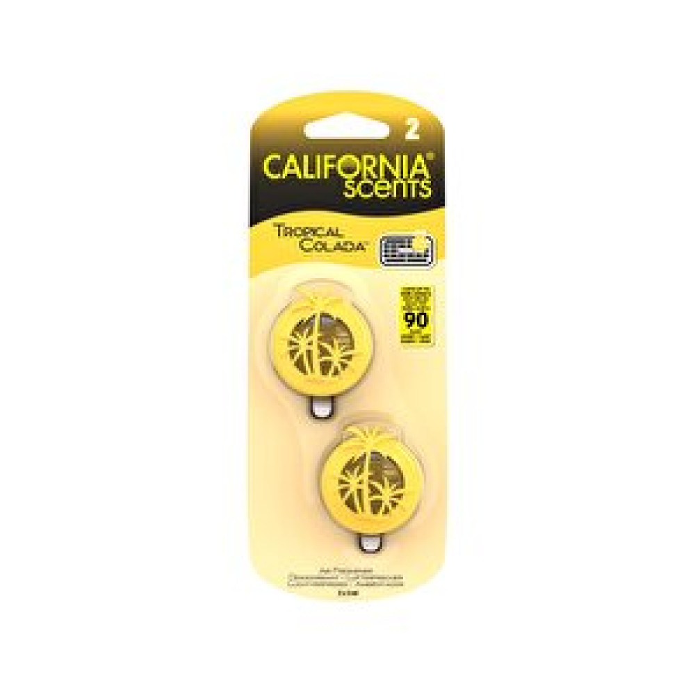 California Scents Mini Diffuser Tropical Colada Ananas Ve H.cevizi Parfümlü Kalorifer Geçme Koku 2'l Oto Koku Giderici Fiyatı