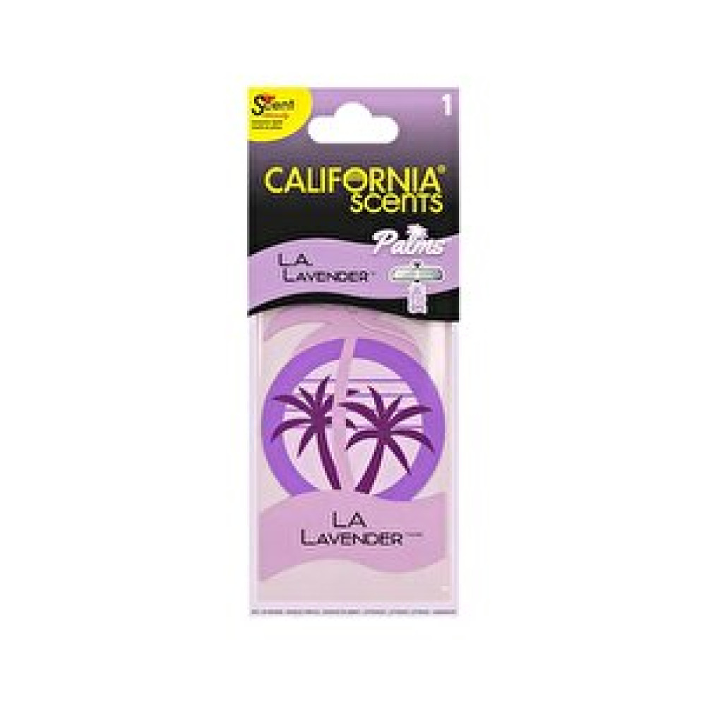 California Scents Palms La Lavender Lavanta Çiçeği Parfümlü Asma Koku. Oto Koku Giderici Fiyatı