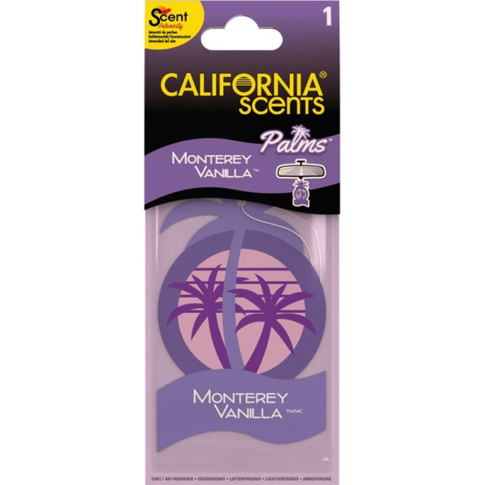 California Scents Palms "Montry Vanilla" Asma Koku Oto Kokuları Fiyatı