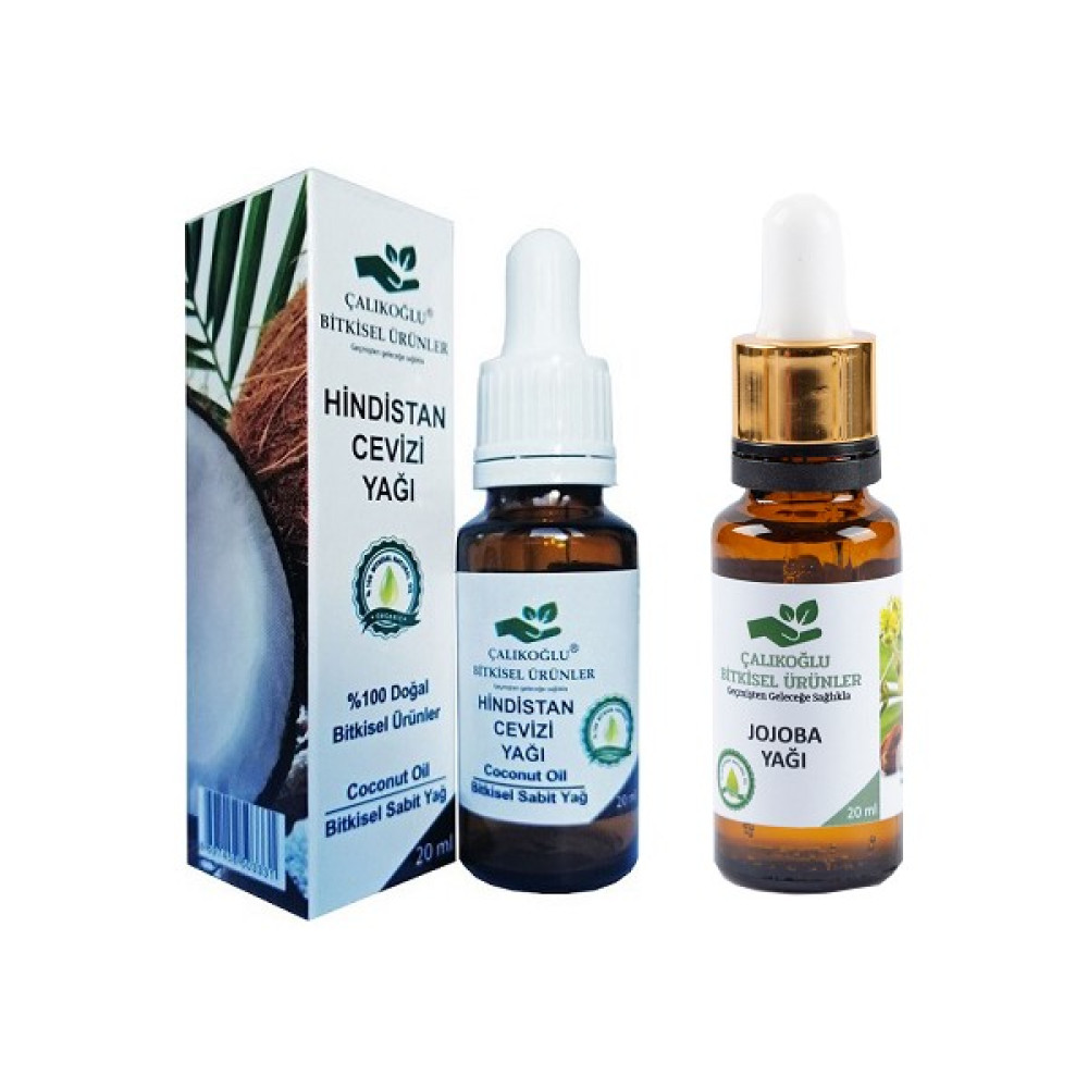 Çalıkoğlu Bitkisel Ürünler Hindistan Cevizi Yağı - Jojoba Yağı 2'li Avantaj Paketi 20 ml - 40 ml Bitkisel Yağlar Fiyatı