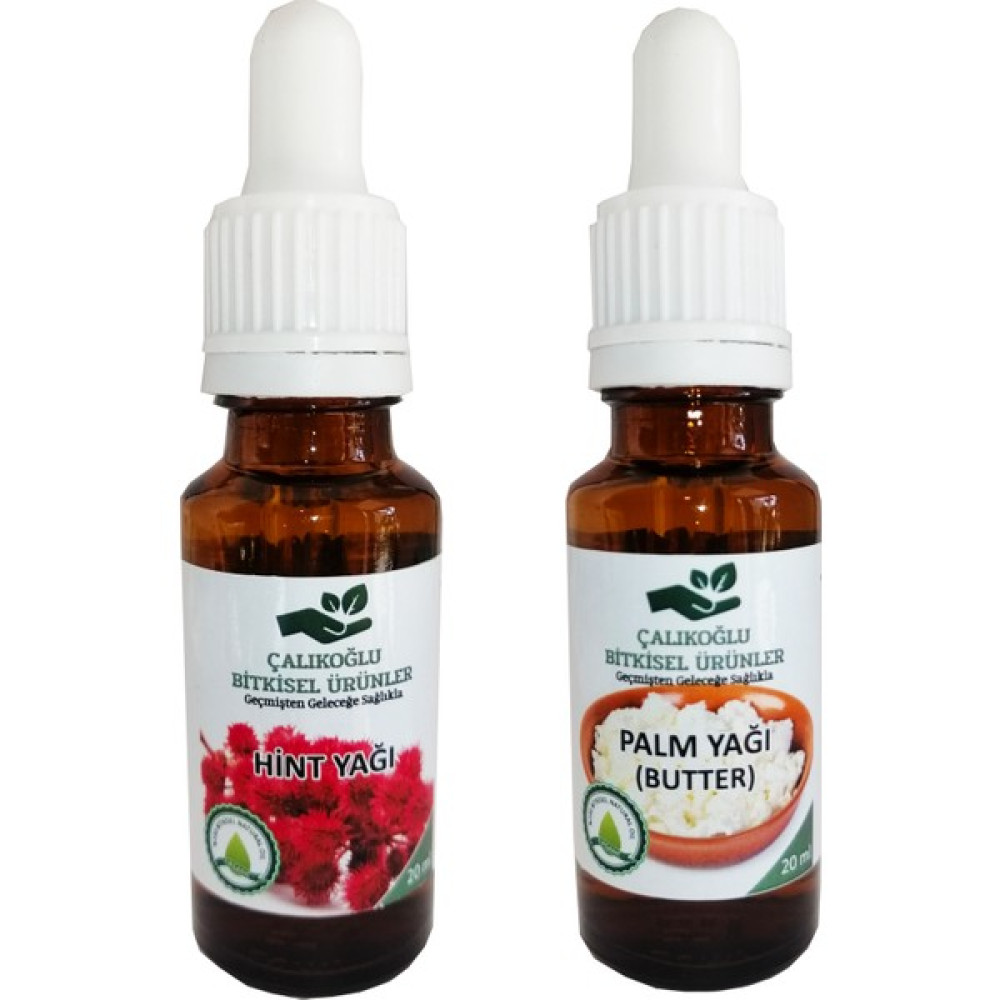 Çalıkoğlu Bitkisel Ürünler Hint Yağı - Palm Yağı 2'li Avantaj Paketi 20 ml - 40 ml Bitkisel Yağlar Fiyatı
