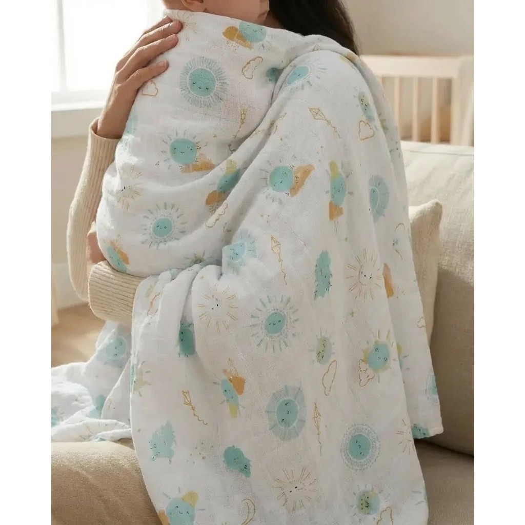 Caline Baby %100 Pamuk Premium & Hafif Müslin Bezi Örtüsü I 120x120 cm I Yeşil I Güneş Desenli & 4 Adet Ağız Mendili 27x27cm SSD / Solid State Drive Fiyatı