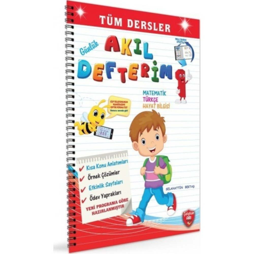 Çalışkan Arı Yayınları 1. Sınıf Akıl Defteri Tüm Dersler Fiyatı