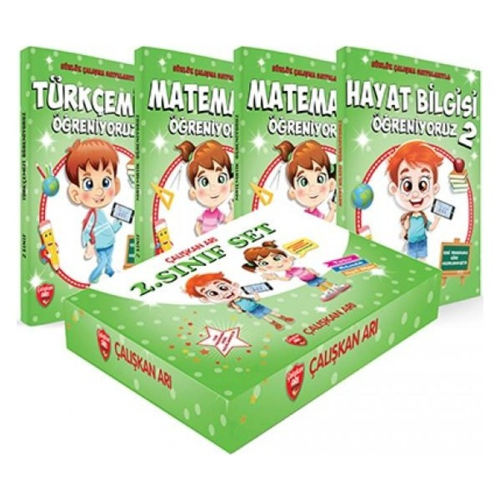 Çalışkan Arı Yayınları 2. Sınıf Set Kaynak Kitapları Fiyatı