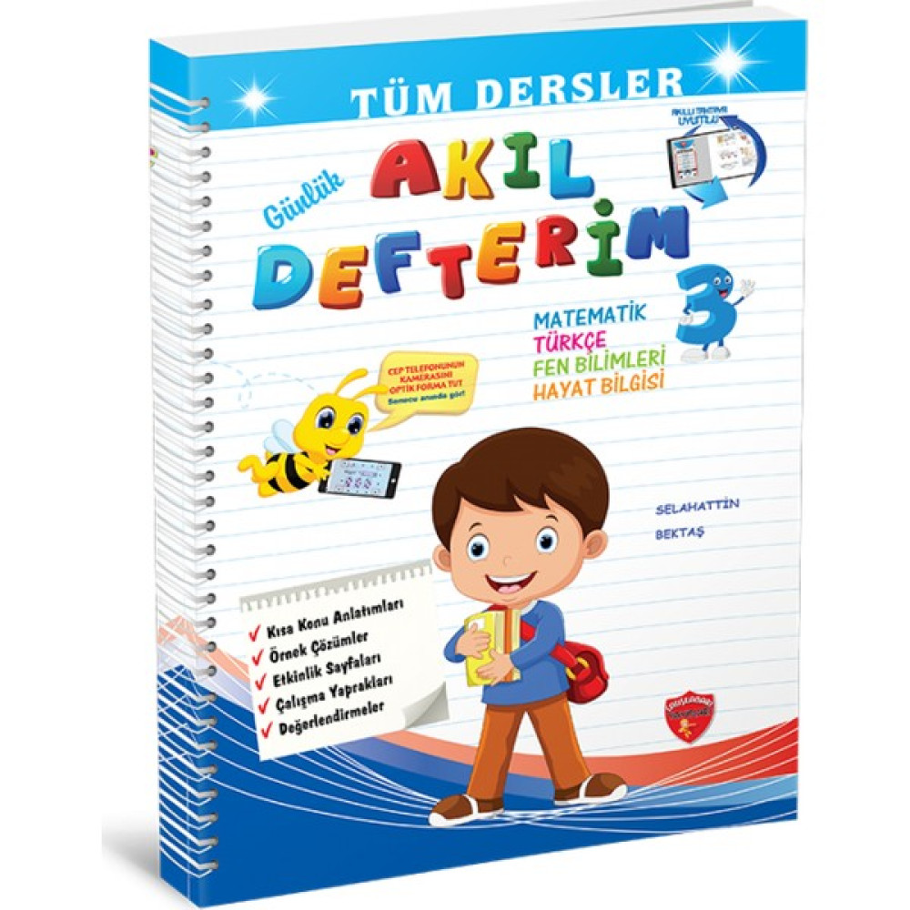 Çalışkan Arı Yayınları 3. Sınıf Günlük Akıl Defterim Tüm Dersler Tüm Dersler Fiyatı