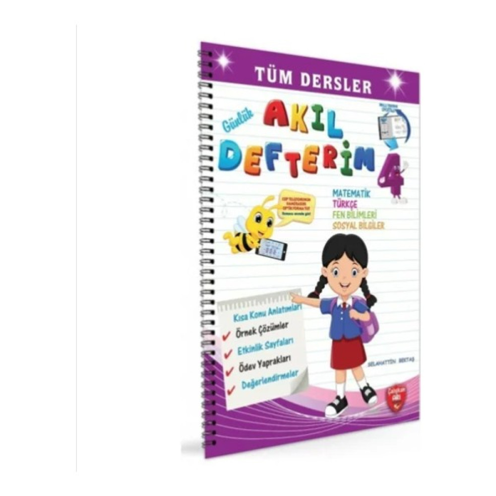 Çalışkan Arı Yayınları 4. Sınıf Günlük Akıl Defterim Tüm Dersler Tüm Dersler Fiyatı