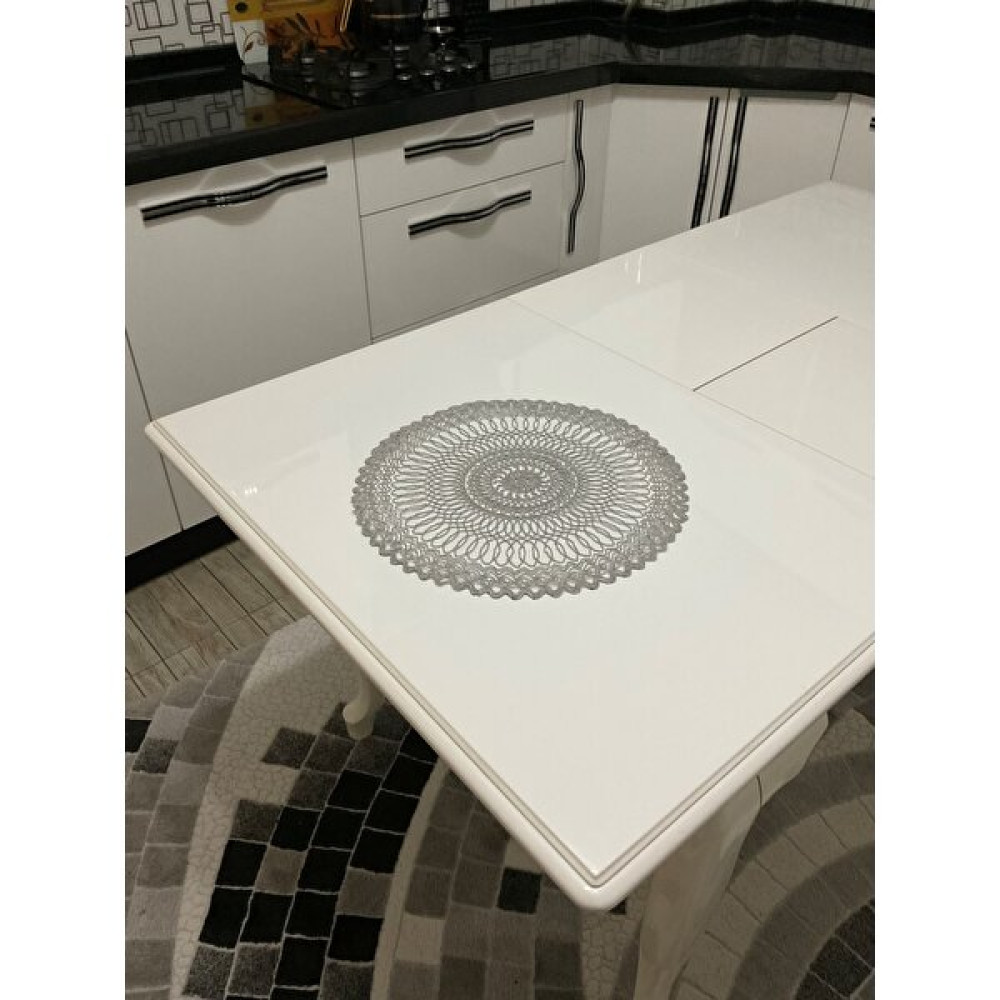 Çalışkan Çeyiz Evi Tek Supla Tek Amerikan Servis - Gri - 37 x 37 cm Amerikan Servis Fiyatı