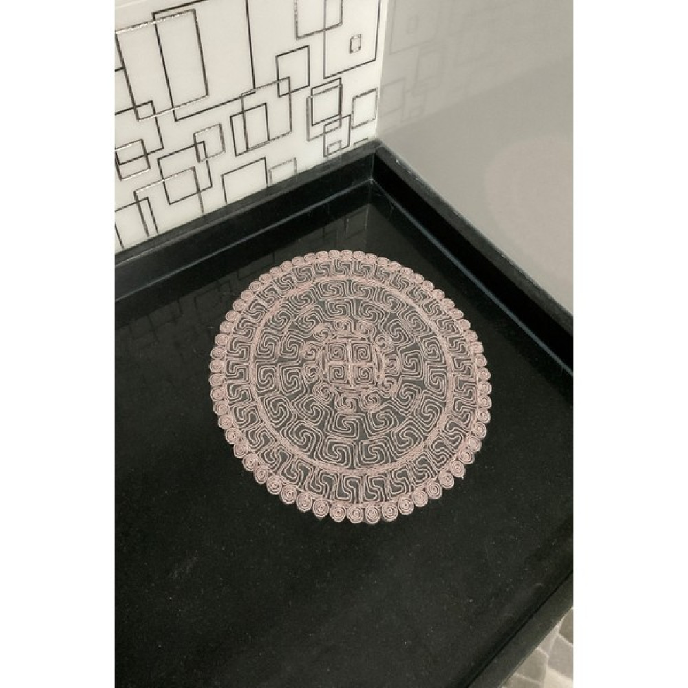 Çalışkan Çeyiz Evi Tek Supla Tek Amerikan Servis Spiral Supla - Pudra - 37 x 37 cm Amerikan Servis Fiyatı