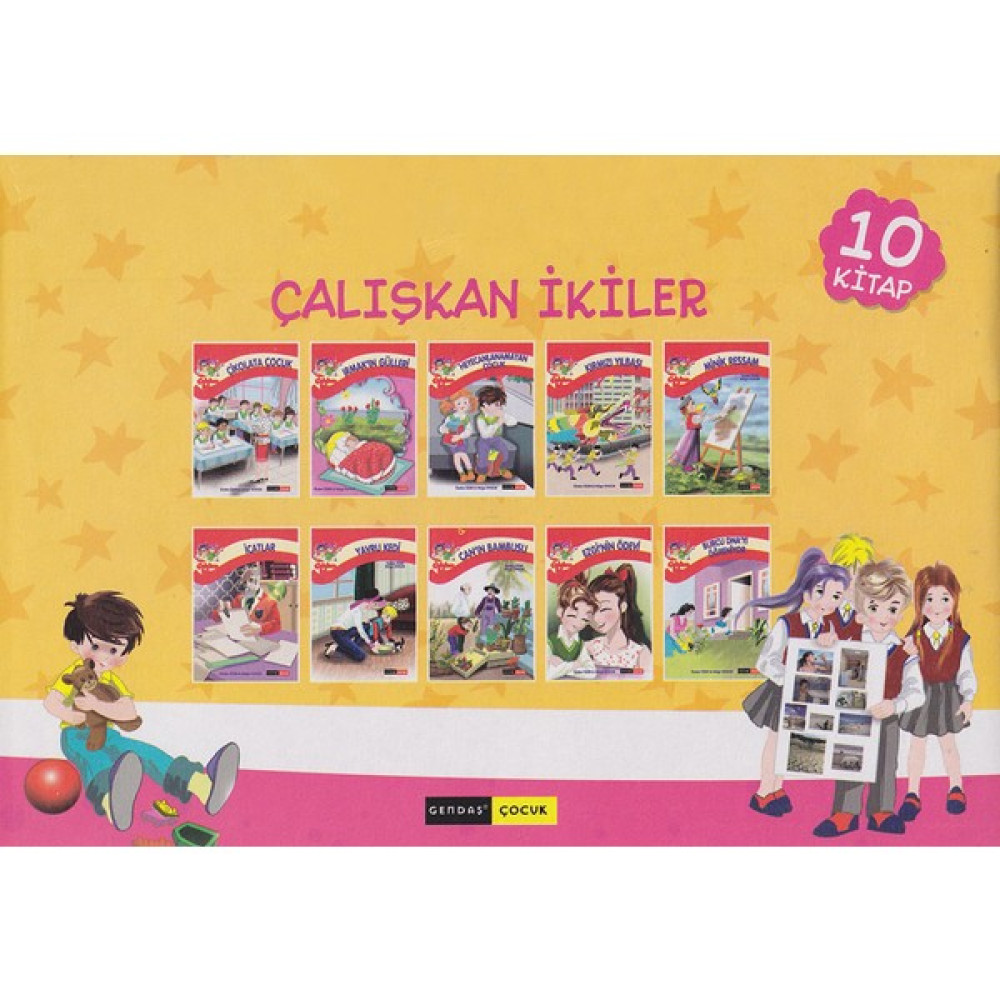 Çalışkan İkiler Hikaye Seti 2. Sınıf - 10 Kitap Testli Çocuk Öykü Fiyatı