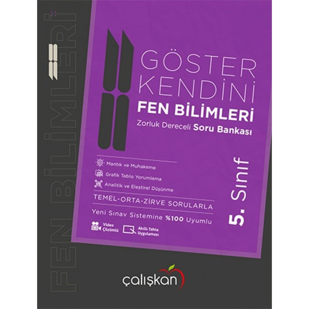 Çalışkan Yayınları 5. Sınıf Fen Bilimleri Göster Kendini Soru Bankası Fen - Bilişim ve Teknoloji Fiyatı