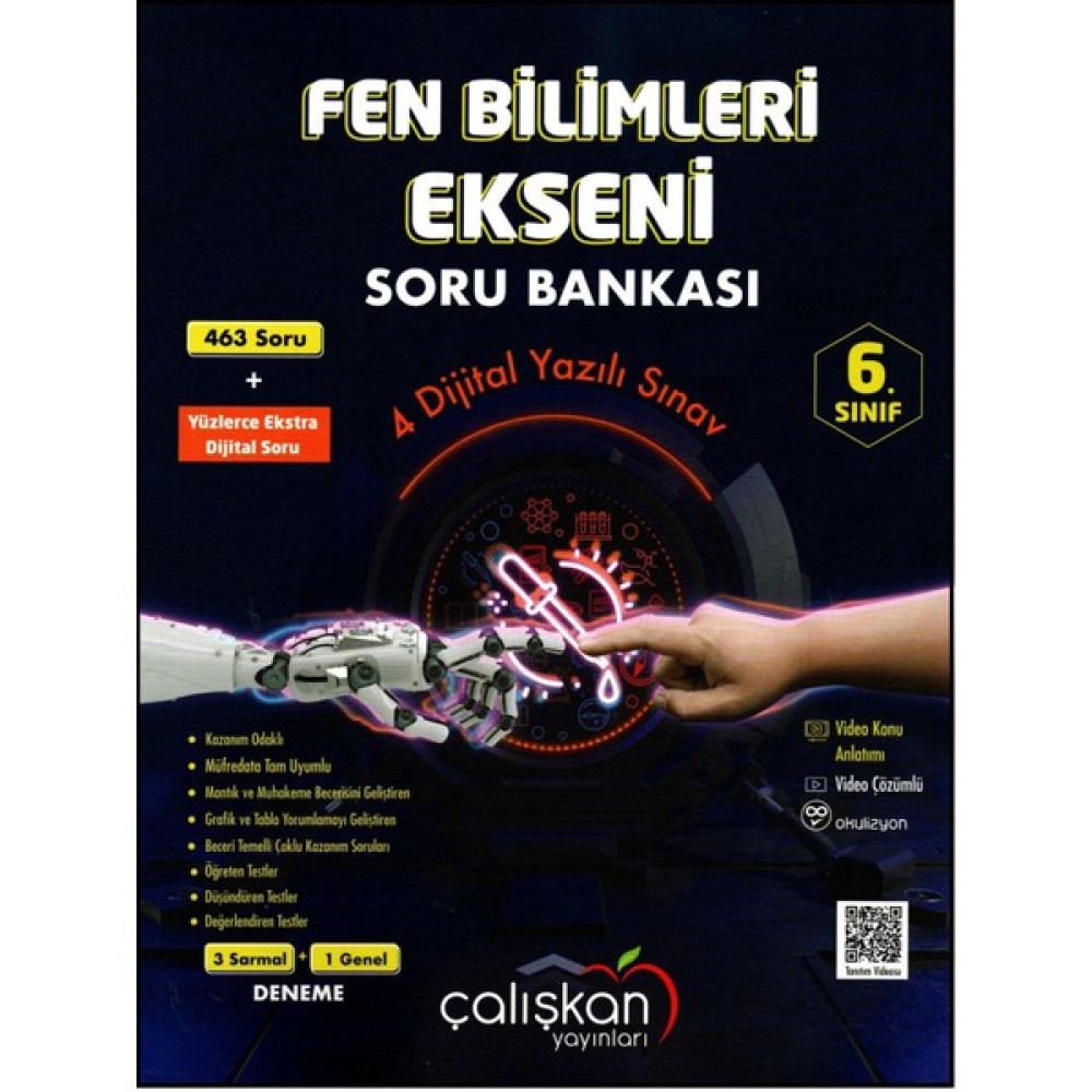 Çalışkan Yayınları 6. Sınıf Fen Bilimleri Ekseni Soru Bankası Fen - Bilişim ve Teknoloji Fiyatı