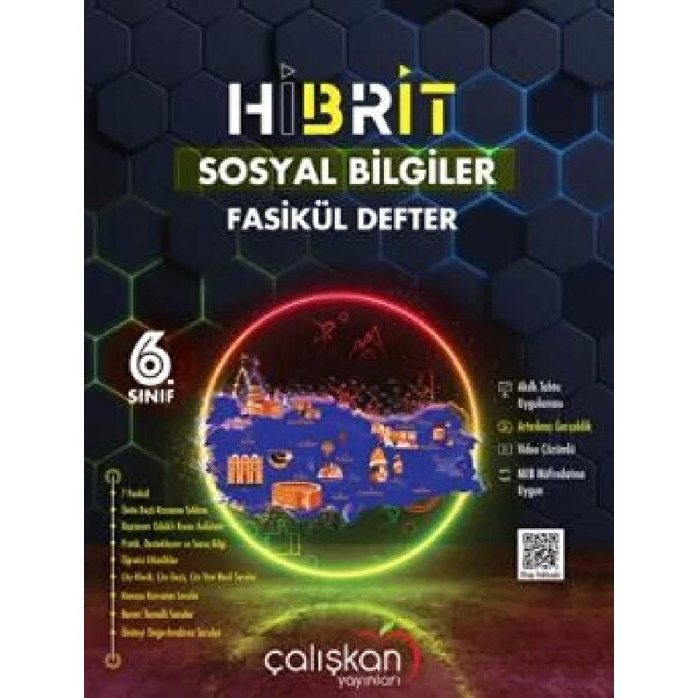 Çalışkan Yayınları 6.sınıf Hibrit Fasikül Defter / Sosyal Bilgiler Sosyal Bilgiler Fiyatı