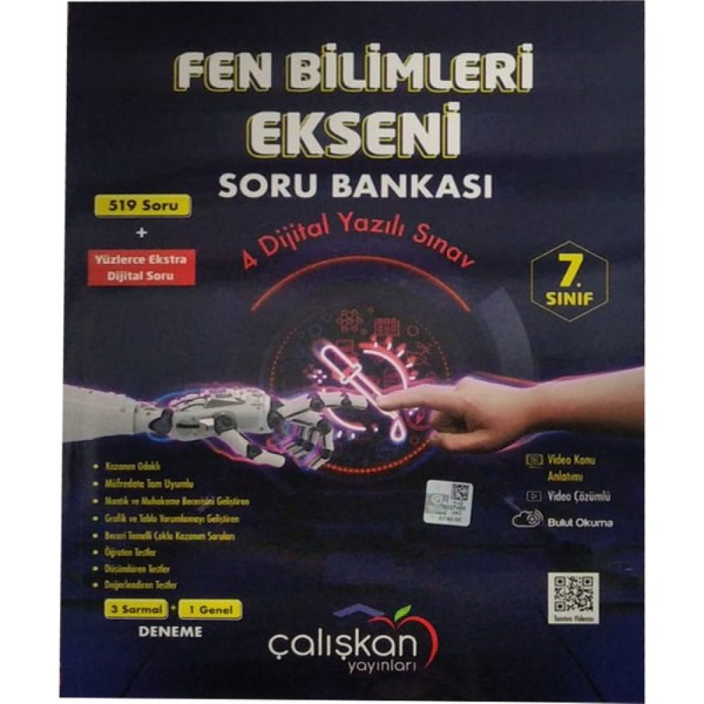 Çalışkan Yayınları 7. Sınıf Fen Bilimleri Ekseni Soru Bankası Kaynak Kitapları Fiyatı