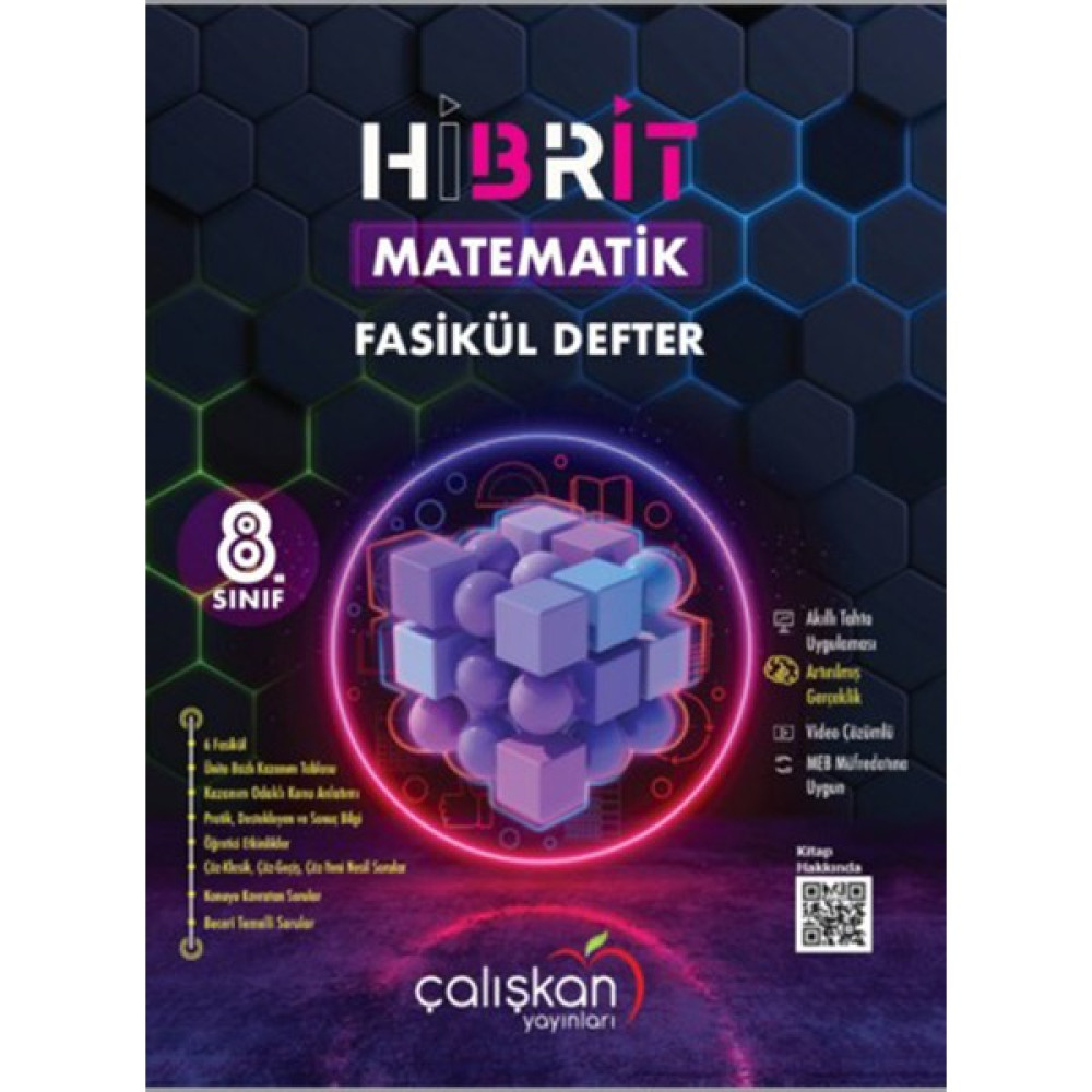 Çalışkan Yayınları 8. Sınıf Hibrit Matematik Fasikül Defter Kaynak Kitapları Fiyatı