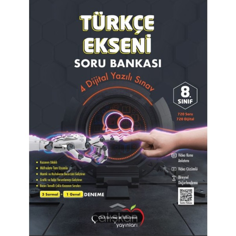 Çalışkan Yayınları 8. Sınıf Hibrit Türkçe Ekseni Soru Bankası Kaynak Kitapları Fiyatı