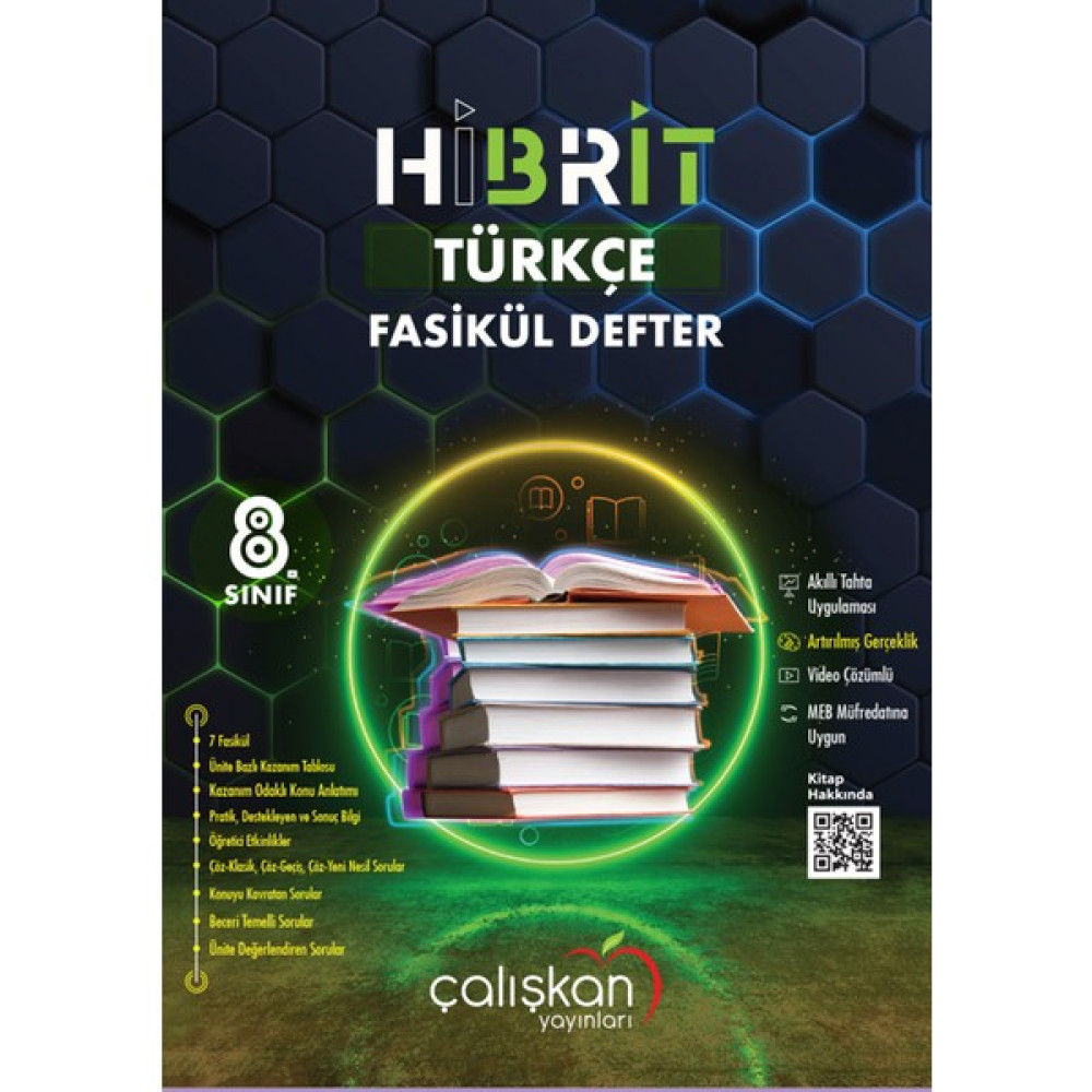 Çalışkan Yayınları Hibrit 8. Sınıf Türkçe Fasikül Defteri Kaynak Kitapları Fiyatı
