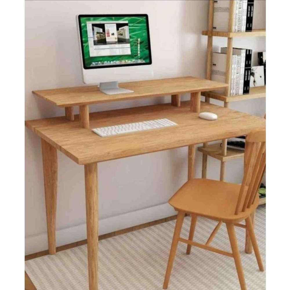 Çalışma Masası Meşe Renk 100*60 - 100x60 - Antik Meşe Çalışma Masası Fiyatı