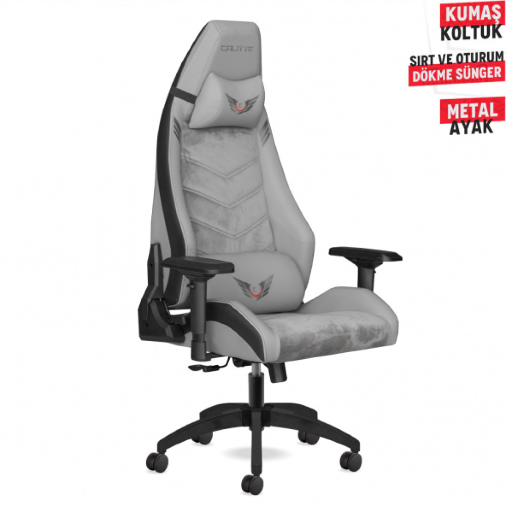 Calitte Profesyonel Kumas Oyuncu Koltugu - Titan Tt Pro Aytasi - Gri Ofis Masa & Sehpaları Fiyatı