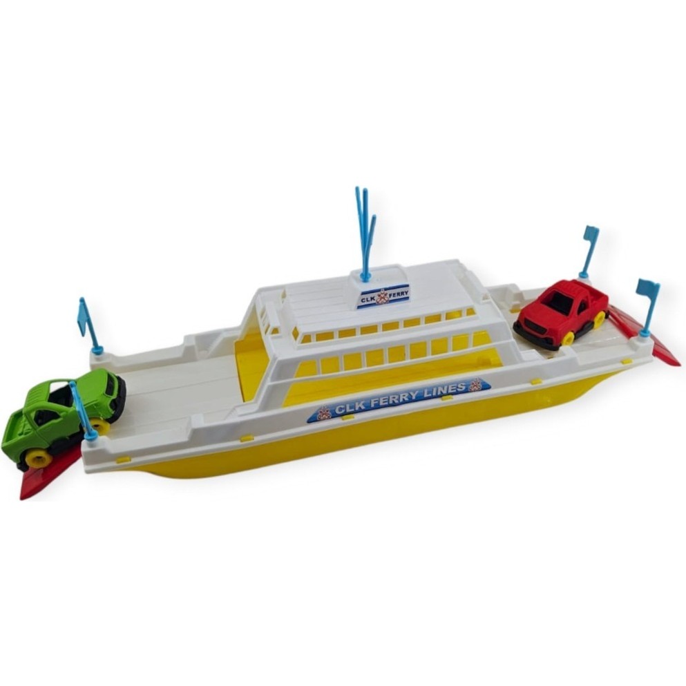 Çalkan Feribot Araç Taşııyan Gemi 45 cm - Sarı - 2 Yaş Diğer Fiyatı