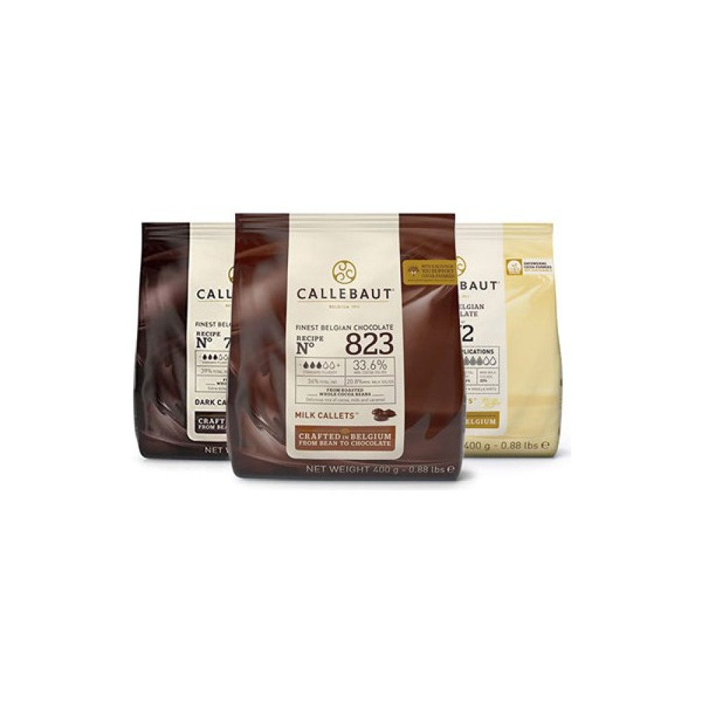 Callebaut 3lü Bitter-Sütlü-Beyaz 400 gr Çikolata ve Gofret Fiyatı