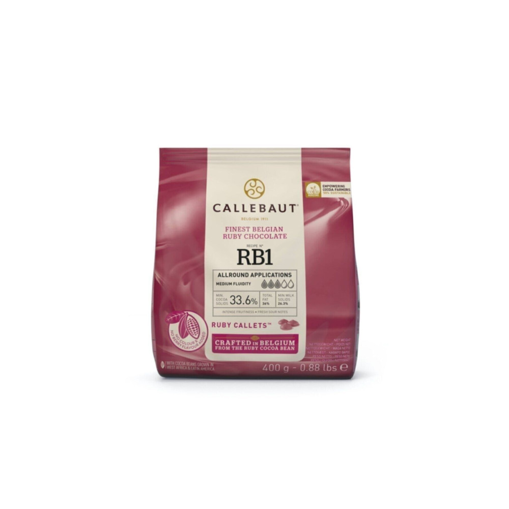 Callebaut Rb1 Ruby Drop Çikolata 400 Gr. Çikolata ve Gofret Fiyatı