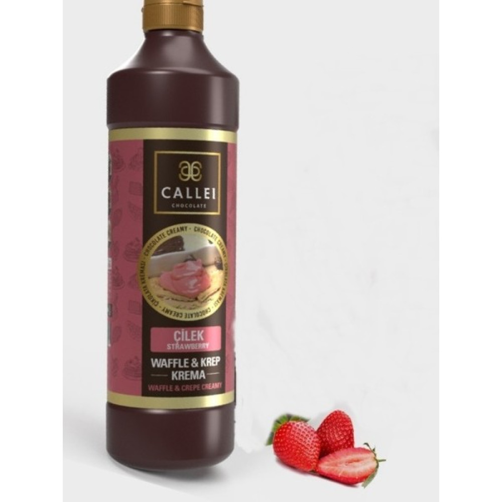 Callei Çilek Şişe Waffle Çikolatası 1 kg Diğer Fiyatı