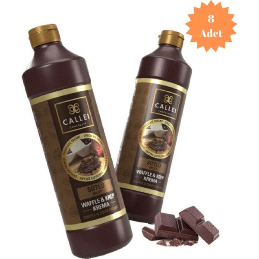 Callei Sütlü Waffle & Krep Sosu 8 Adet Diğer Fiyatı