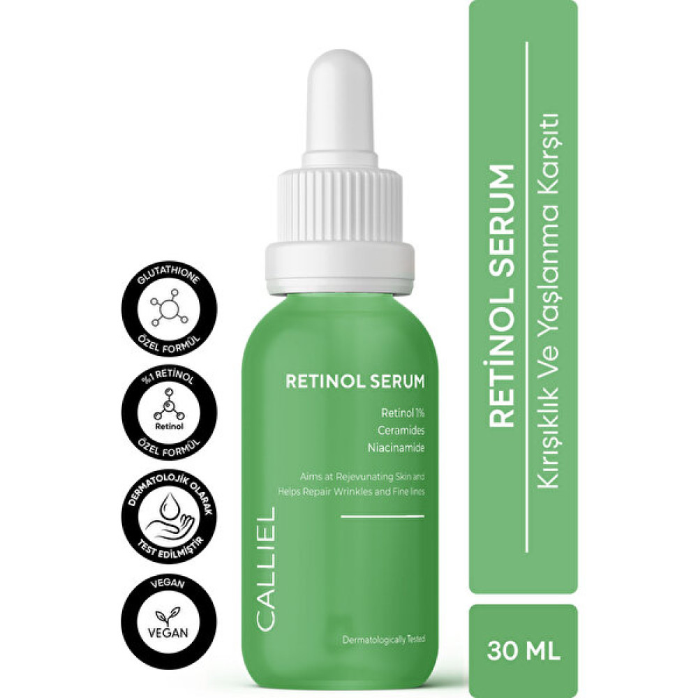 Calliel Yaşlanma ve Kırışık Karşıtı, Onarıcı Yenileyici Retinol 30 ml (1% Retinol + Ceramides Niacinamide ) Anti-Aging / Yaşlanma Karşıtı Fiyatı
