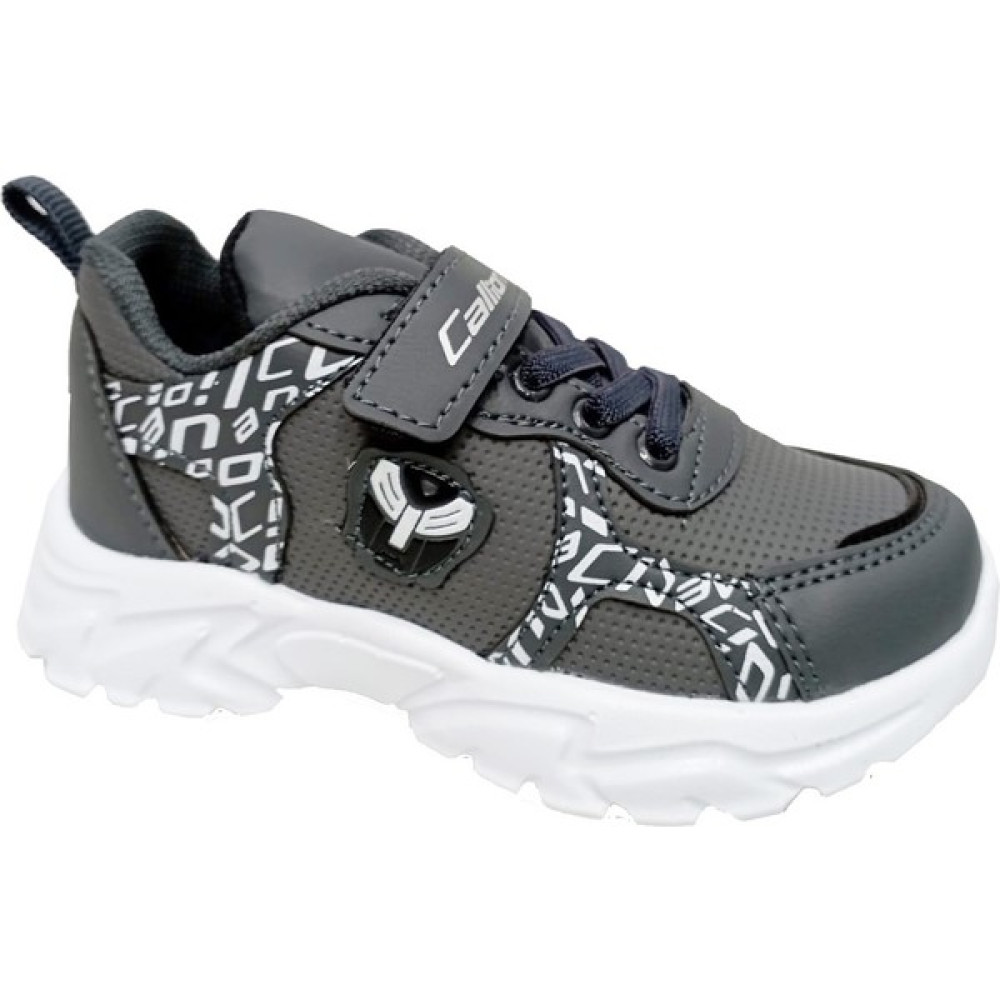Callion 047 Deri Çocuk Sneakers Ayakkabı 26-30 Füme Beyaz Spor Ayakkabı Fiyatı