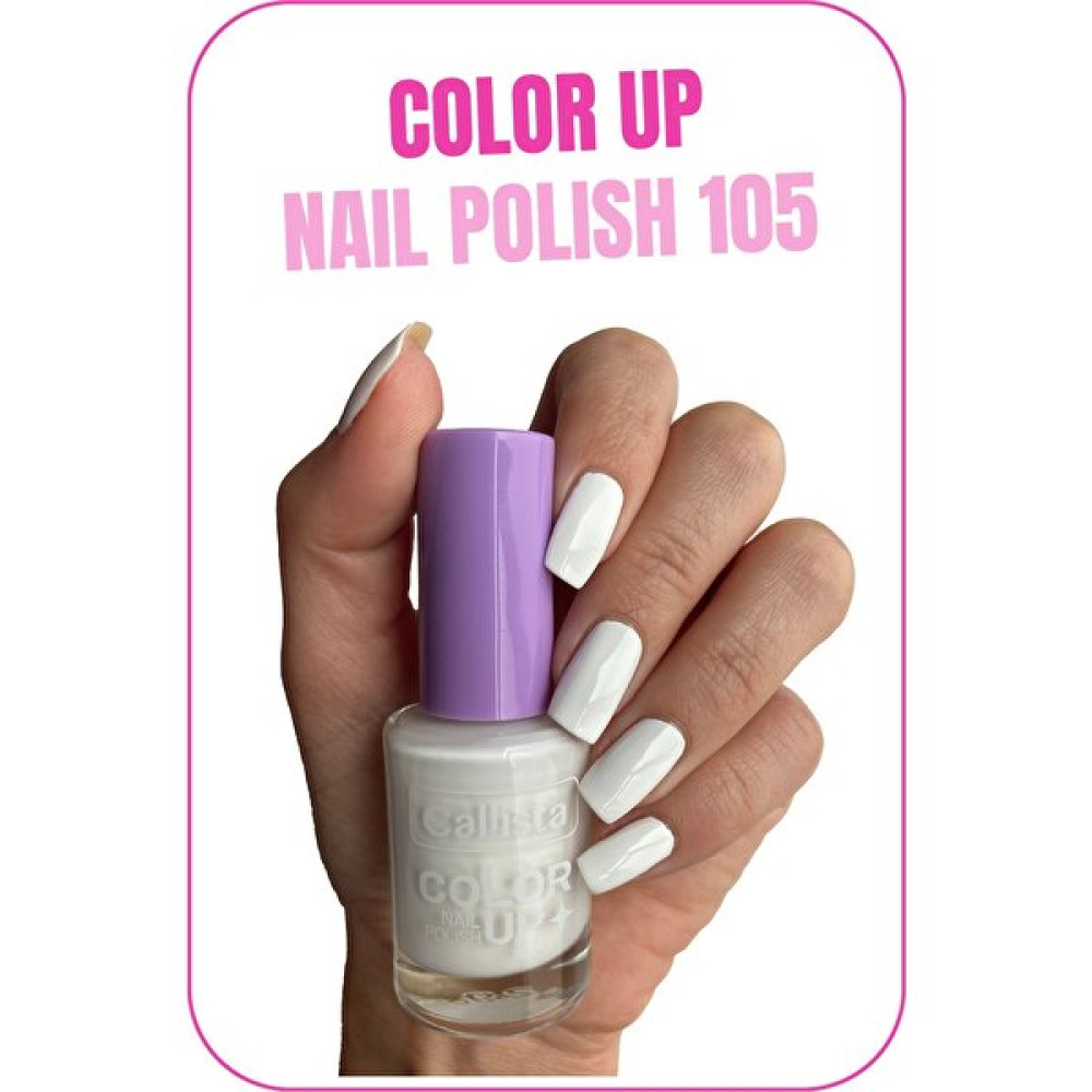 Callista Beauty Callista Color Up Nail Polish Oje 105 Limitless White - Beyaz Oje Fiyatı