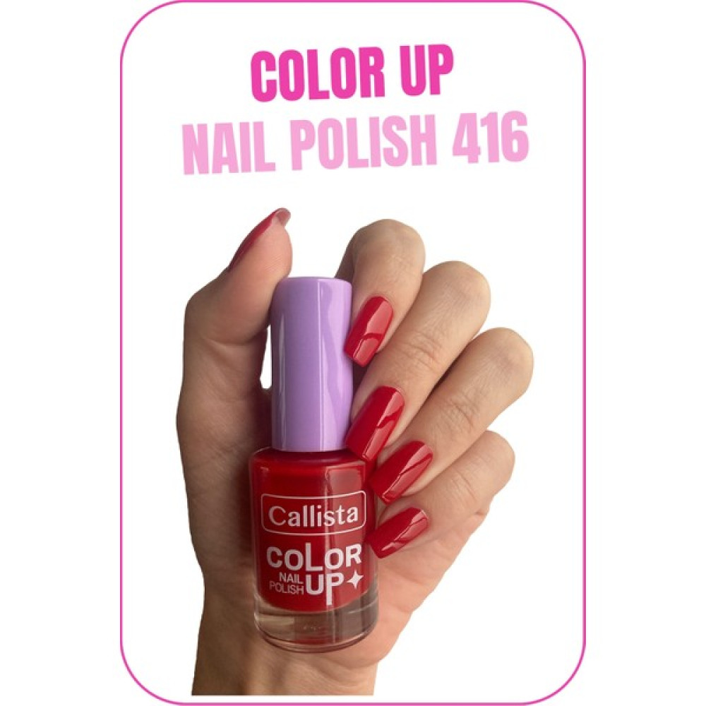 Callista Beauty Callista Color Up Nail Polish Oje 416 How Spicy - Kırmızı Oje Fiyatı