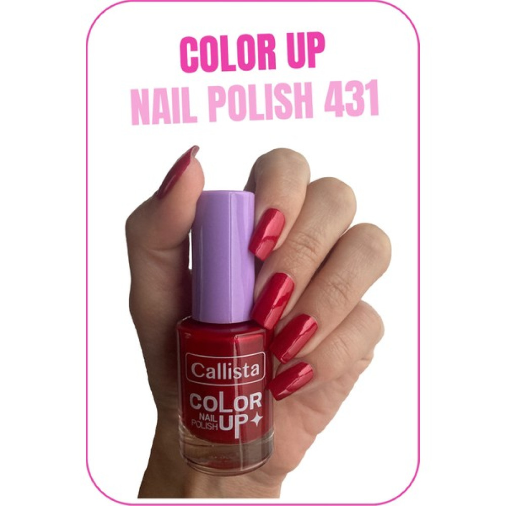 Callista Beauty Callista Color Up Nail Polish Oje 431 Velvet Cake Party - Kırmızı Oje Fiyatı
