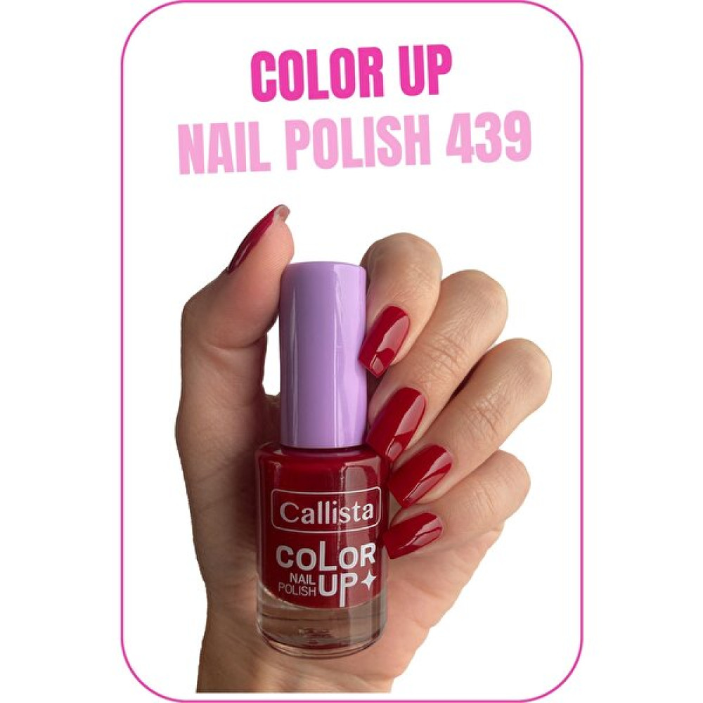 Callista Beauty Callista Color Up Nail Polish Oje 439 Old Habits - Kırmızı Oje Fiyatı