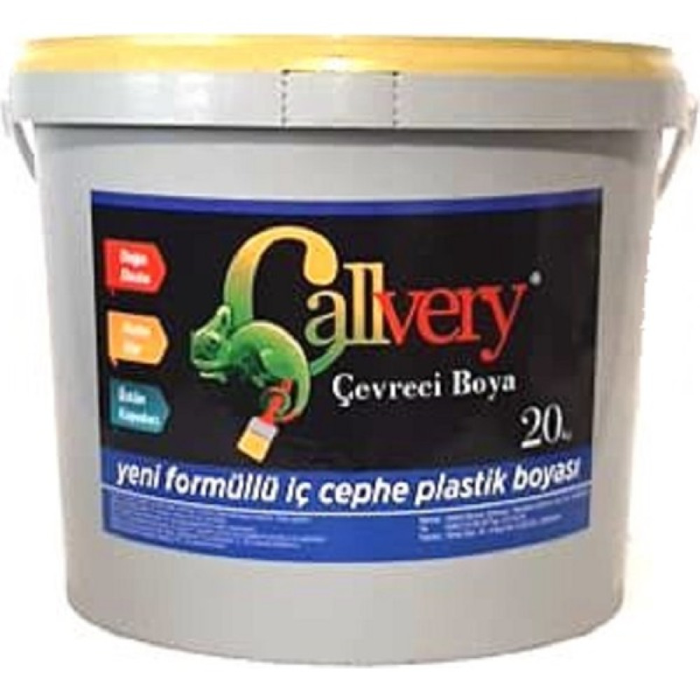 Callvery Plastik Boya Iwory Beyaz 10 20KG Oto Boyaları Fiyatı