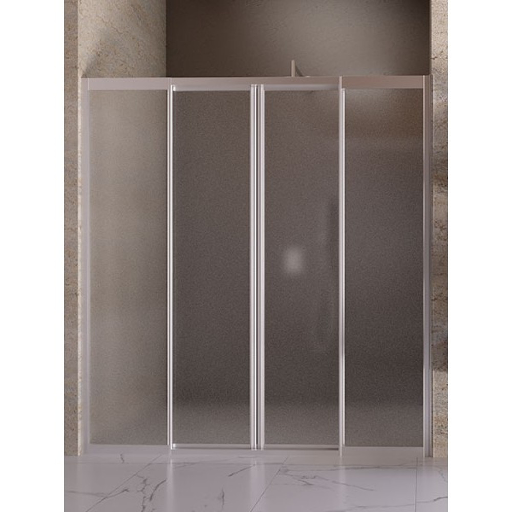 CALM Mika 2 Sabit 2 Çalışır Krom Duşakabin - 140-150 CM ARASI Duşakabin Fiyatı