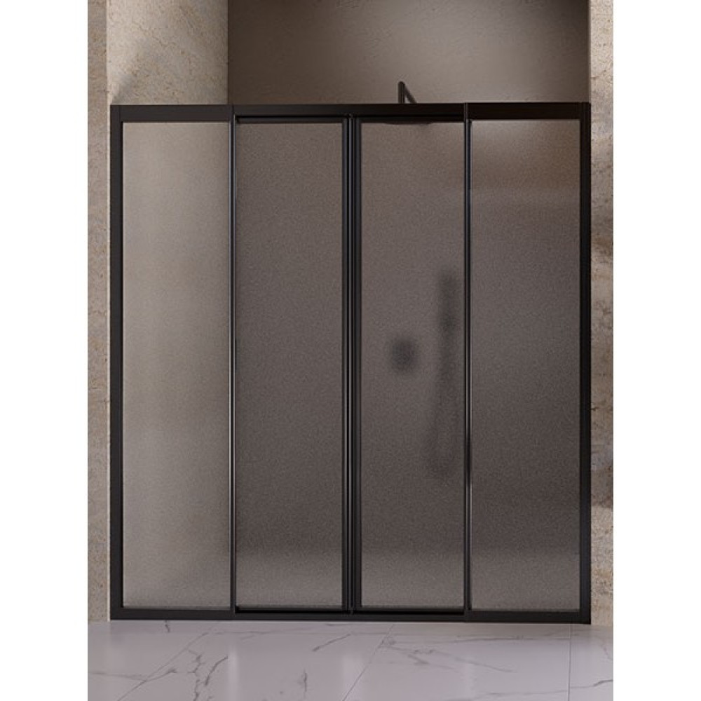 CALM Mika 2 Sabit 2 Çalışır Siyah Duşakabin - 171-180 CM ARASI Duşakabin Fiyatı