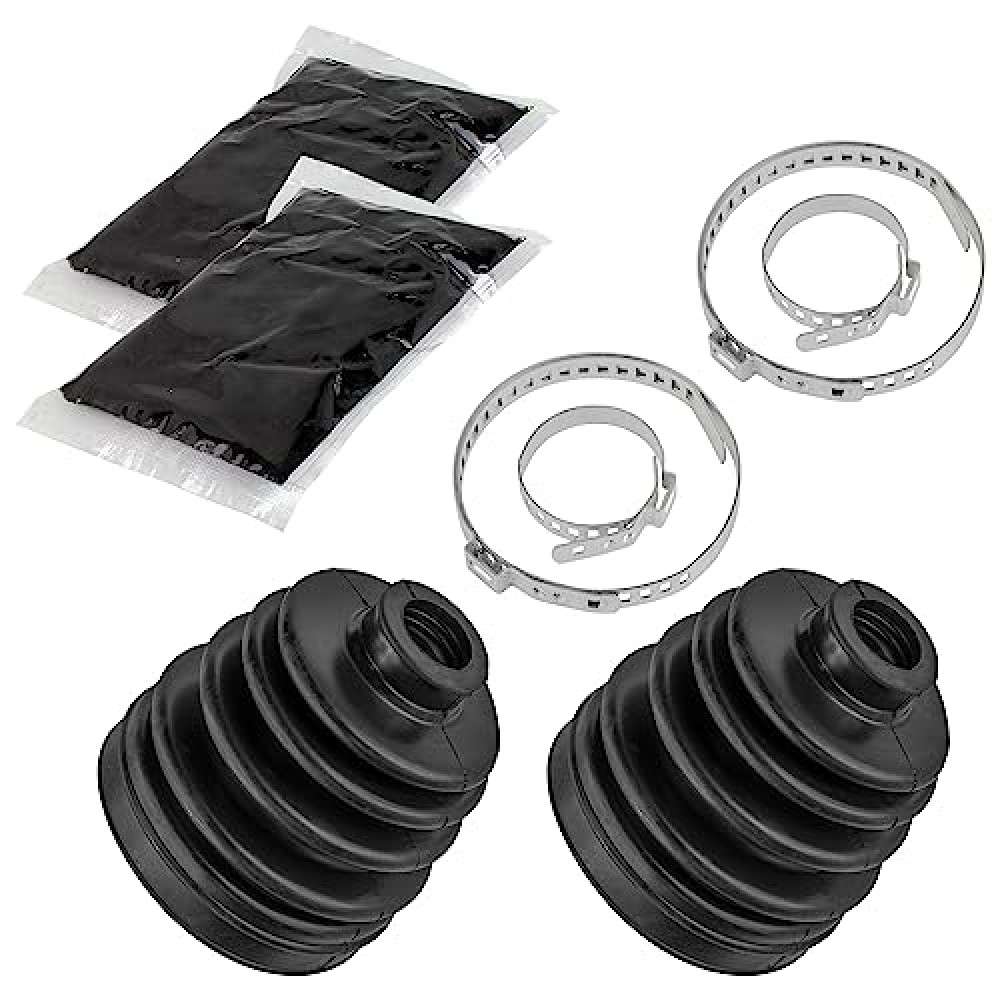 Caltric Rear Axle Inner And Outer Cv Boot Kits Compatible with Polaris Sportsman 500 4X4 Ho 1999-2005