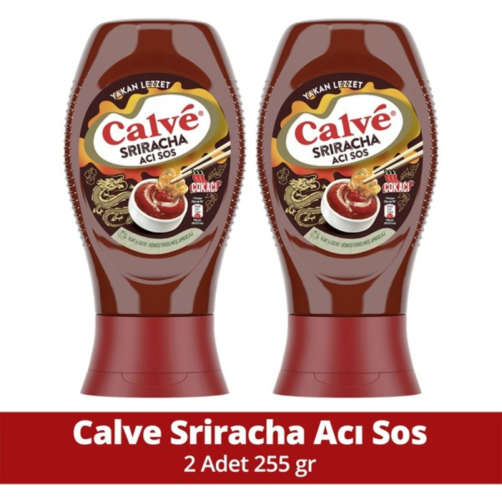 Calve Acı Sos Sriracha Çok Acı 255 G X2 - 255 gr Oto Boyaları Fiyatı
