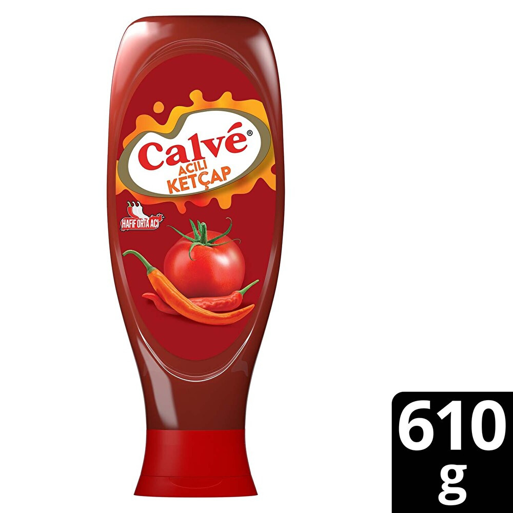 Calve Ketçap Acılı Hafif Orta Acı 600 Gr Sos Fiyatı