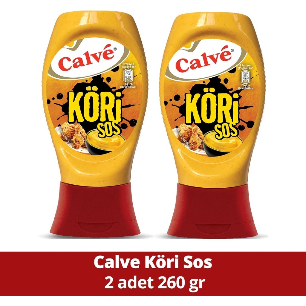 Calve Köri Sos 260 GR x 2 Adet Diğer Fiyatı