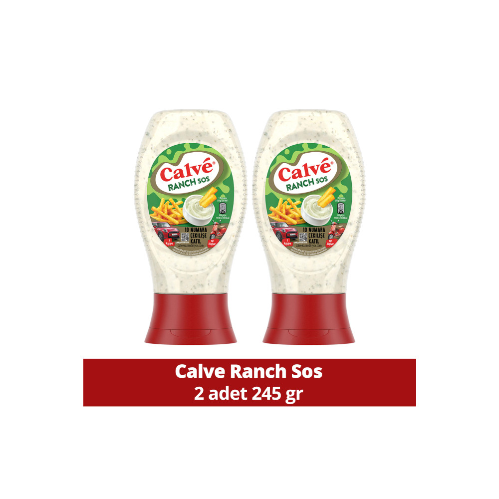 Calve Ranch Sos 245 gr X 2 Adet Sos Fiyatı