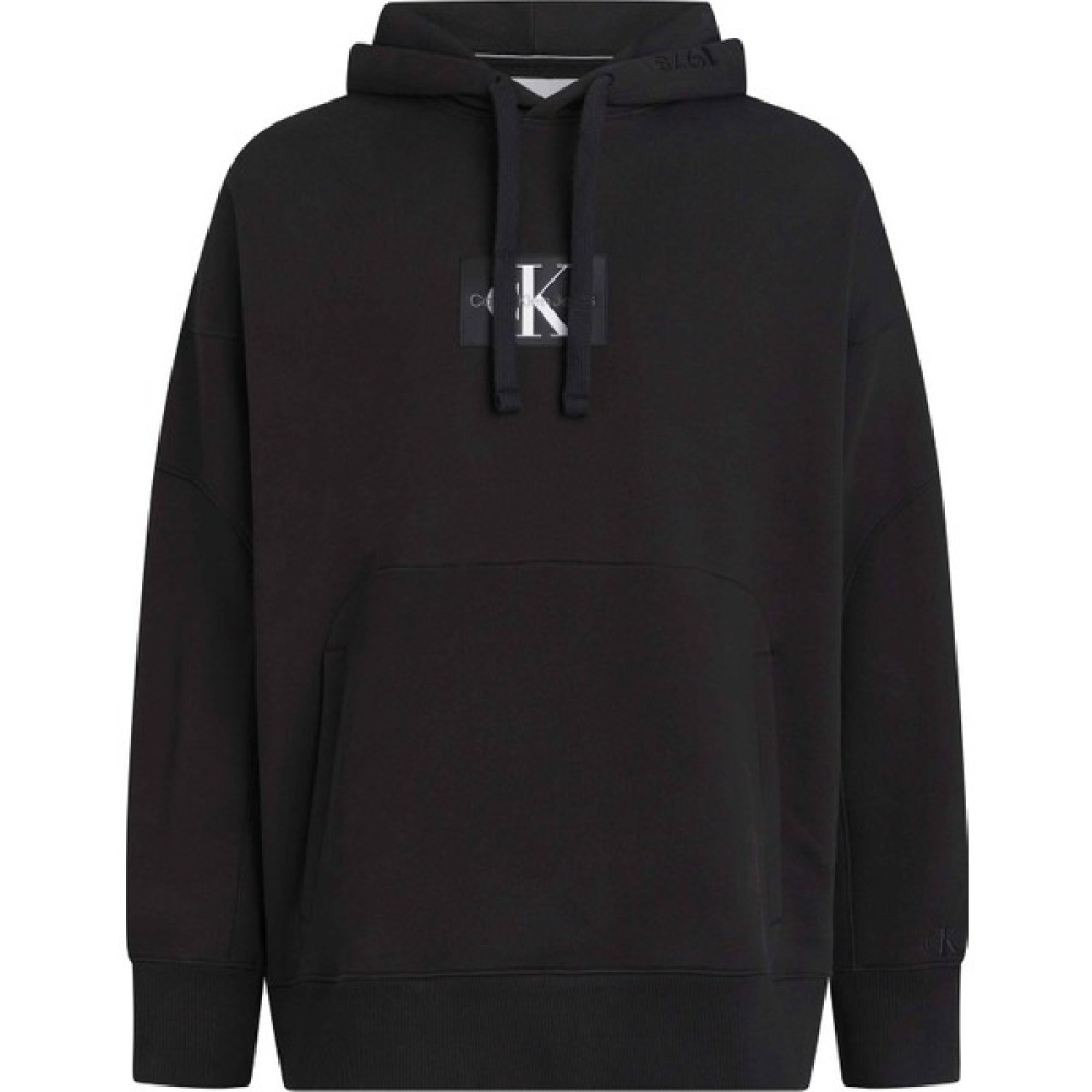 Calvin Klein Jeans Kapüşon Yaka Baskılı Siyah Kadın Sweatshirt J40J400325BEH Bayan Sweatshirt Fiyatı