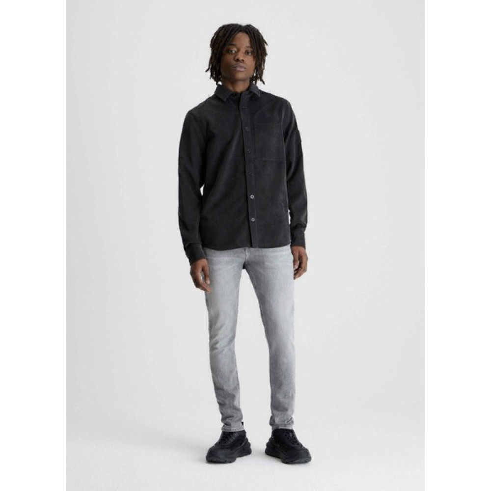 Calvin Klein Jeans Normal Siyah Düz Erkek Gömlek J30J324394BEH Erkek Gömlek Fiyatı