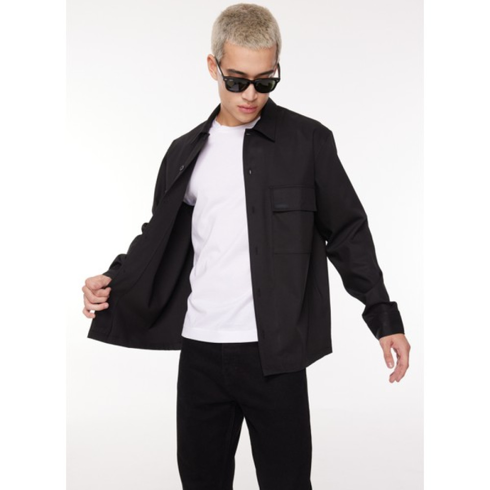 Calvin Klein Slim Fit Gömlek Yaka Siyah Erkek Gömlek K10K112232BEH Erkek Gömlek Fiyatı