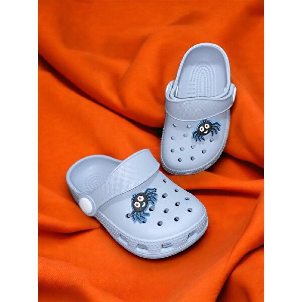 Calx Akım Bebek Çocuk Buz Mavi Renkli Yengeç Figürlü Kaydırmaz Ortopedik Sandalet Crocs Terlik Kız Çocuk Terlik & Sandaleti Fiyatı